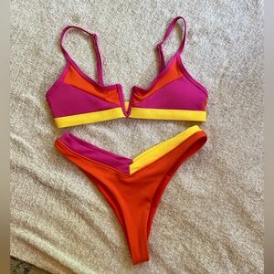 Bright Multicolored Bikini